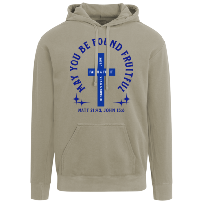 "Fruitful" Blue Text Comfort Colors Hoodie - Image 3