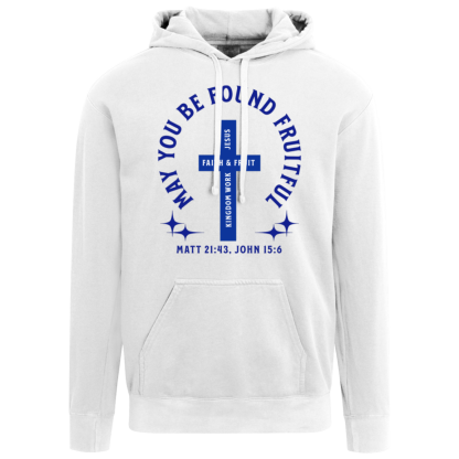 "Fruitful" Blue Text Comfort Colors Hoodie - Image 5