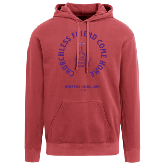 "Come Home" Purple Text Comfort Colors Hoodie