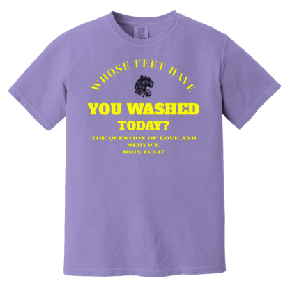 "Feet Washing" Comfort Colors 6.1 oz T-Shirt - Image 4