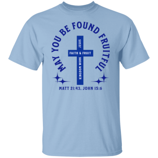"Fruitful" Blue Text Gildan 5.3 oz. T-Shirt