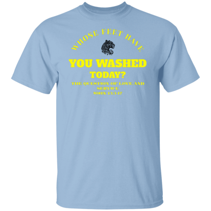 "Feet Washing" Gildan 5.3 oz. T-Shirt - Image 6