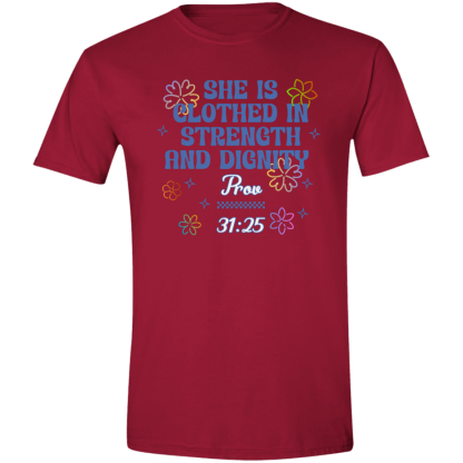 "Proverbs 31" Gildan 4.5 oz. Modern Tee - Image 2