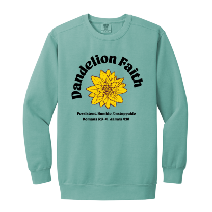 "Faith Unstoppable" Comfort Colors Sweatshirt - Image 5
