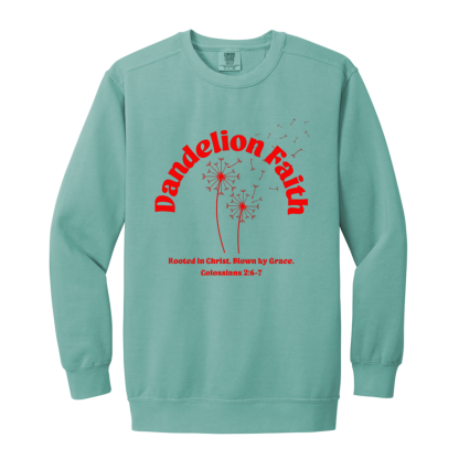 "Blown by Grace" Comfort Colors Sweatshirt - Image 3