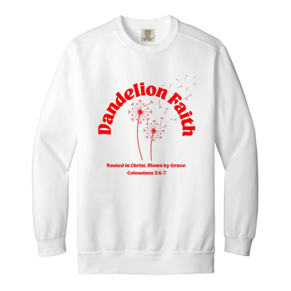 "Blown by Grace" Comfort Colors Sweatshirt - Image 4