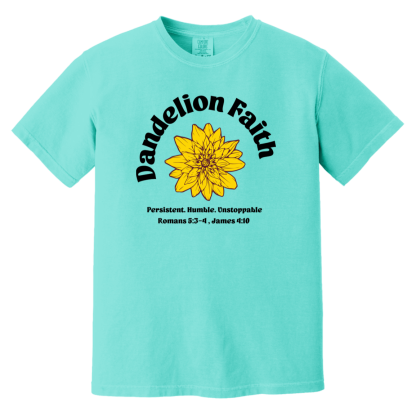 "Faith Unstoppable" Comfort Colors 6.1 oz T-Shirt - Image 2