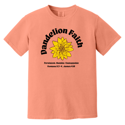 "Faith Unstoppable" Comfort Colors 6.1 oz T-Shirt - Image 3