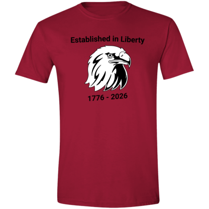 "Eagle" Gildan 4.5 oz. Modern Tee - Image 3