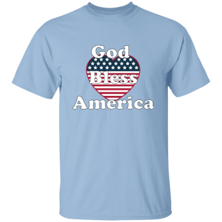 "God Bless America"  Gildan 5.3 oz. T-Shirt