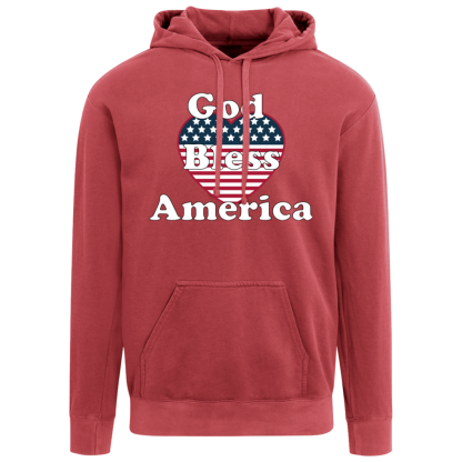 "God Bless America" Comfort Colors Hoodie - Image 3