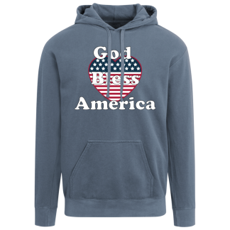 "God Bless America" Comfort Colors Hoodie