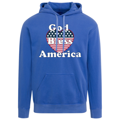 "God Bless America" Comfort Colors Hoodie - Image 5