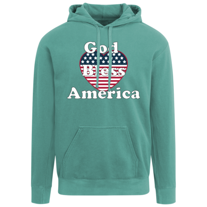 "God Bless America" Comfort Colors Hoodie - Image 6