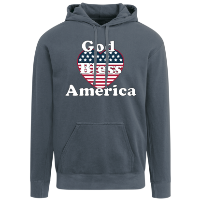"God Bless America" Comfort Colors Hoodie - Image 4