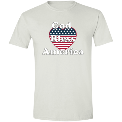 "God Bless America" Gildan 4.5 oz. Modern Tee