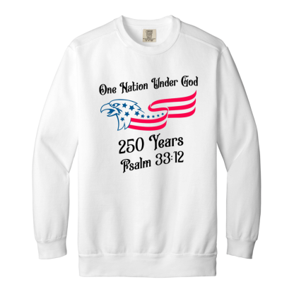 "250 Years" Comfort Colors Sweatshirt - Image 4