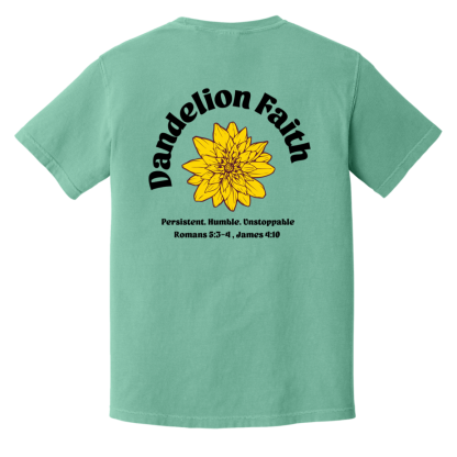 “Faith Unstoppable” – Front/Back – Comfort Colors 6.1 oz T-Shirt - Image 6