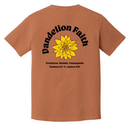 “Faith Unstoppable” – Front/Back – Comfort Colors 6.1 oz T-Shirt - Image 8