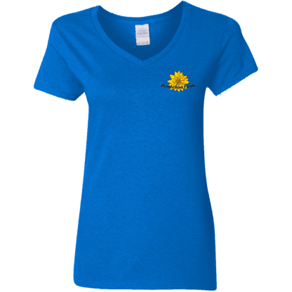 “Faith Unstoppable”– Front/Back – Ladies’ 5.3 oz. V-Neck T-Shirt - Image 5