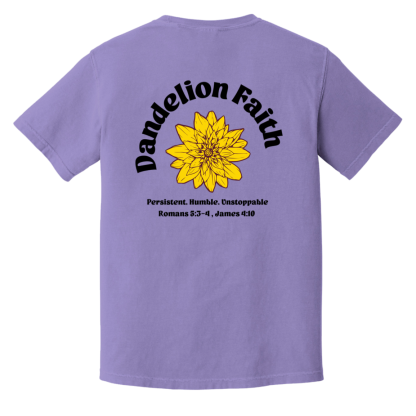 “Faith Unstoppable” – Front/Back – Comfort Colors 6.1 oz T-Shirt - Image 10