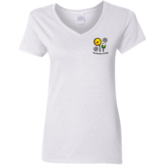 “Made to Grow”– Front/Back – Ladies’ 5.3 oz. V-Neck T-Shirt