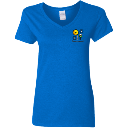 “Made to Grow”– Front/Back – Ladies’ 5.3 oz. V-Neck T-Shirt - Image 5