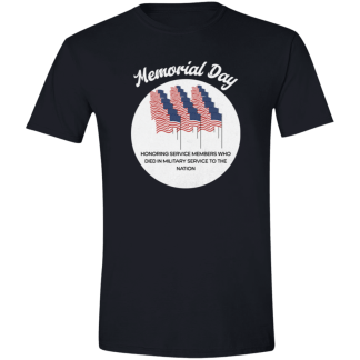 "Memorial Day" Gildan 4.5 oz. Modern Tee