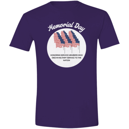 "Memorial Day" Gildan 4.5 oz. Modern Tee - Image 5