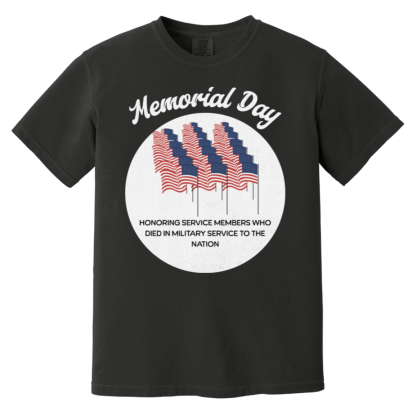 "Memorial Day" Comfort Colors 6.1 oz T-Shirt - Image 2