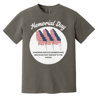 "Memorial Day" Comfort Colors 6.1 oz T-Shirt