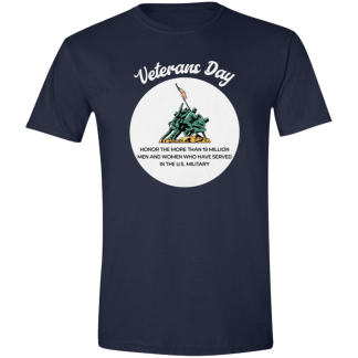 "Veterans Day" Gildan 4.5 oz. Modern Tee