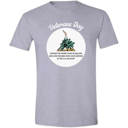 "Veterans Day" Gildan 4.5 oz. Modern Tee - Image 4