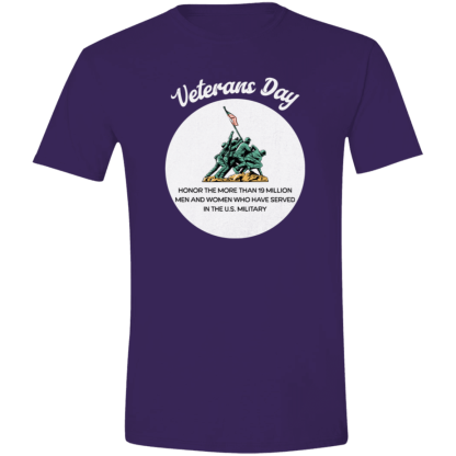 "Veterans Day" Gildan 4.5 oz. Modern Tee - Image 3