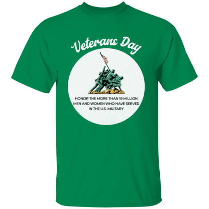 "Veterans Day"  Gildan 5.3 oz. T-Shirt - Image 5