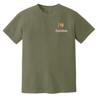 "Mama Bear" – Front/Back – Comfort Colors 6.1 oz T-Shirt