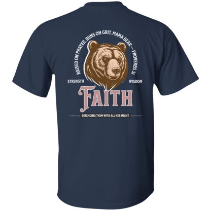 "Mama Bear" – Front/Back –  Gildan 5.3 oz. T-Shirt - Image 8