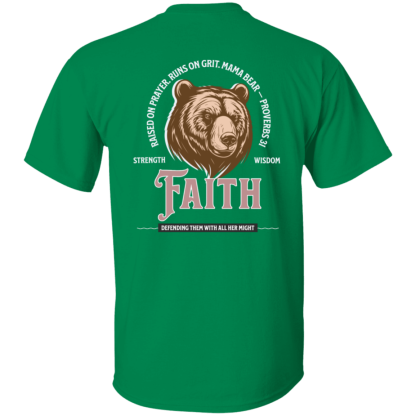 "Mama Bear" – Front/Back –  Gildan 5.3 oz. T-Shirt - Image 10