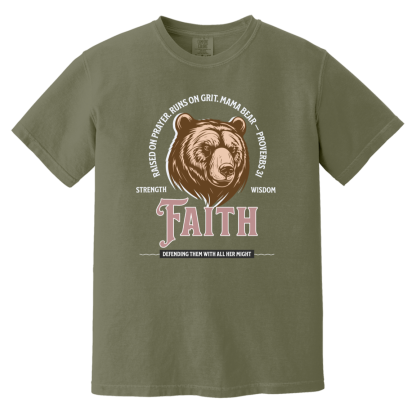 "Mama Bear" Comfort Colors 6.1 oz T-Shirt