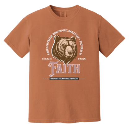 "Mama Bear" Comfort Colors 6.1 oz T-Shirt - Image 3