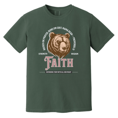 "Mama Bear" Comfort Colors 6.1 oz T-Shirt - Image 4