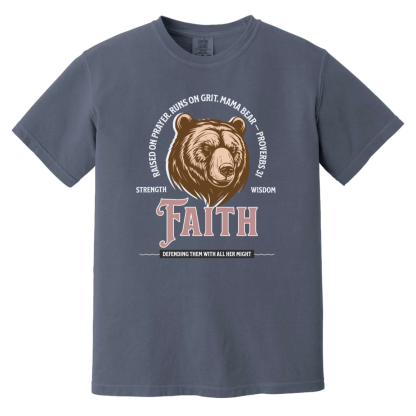 "Mama Bear" Comfort Colors 6.1 oz T-Shirt - Image 5