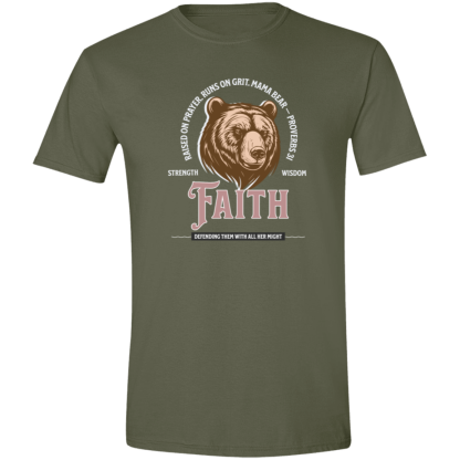 Mama Bear Gildan 4.5 oz. Modern Tee - 5 shirt colors - Image 5