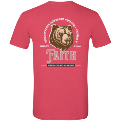 "Mama Bear" – Front/Back – Gildan 4.5 oz. Modern Tee - Image 2