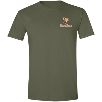 "Mama Bear" – Front/Back – Gildan 4.5 oz. Modern Tee - Image 9