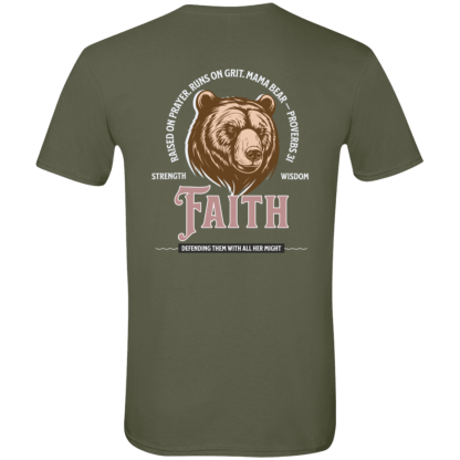 "Mama Bear" – Front/Back – Gildan 4.5 oz. Modern Tee - Image 10