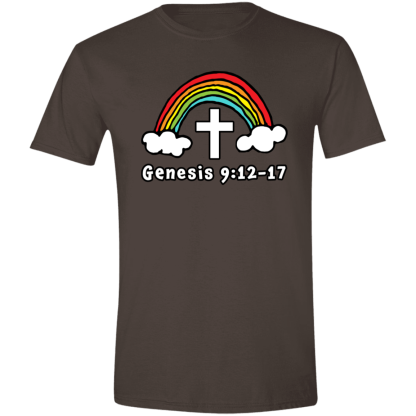 ‘Genesis Rainbow’ Gildan 4.5 oz. Modern Tee - Image 2