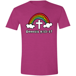 ‘Genesis Rainbow’ Gildan 4.5 oz. Modern Tee