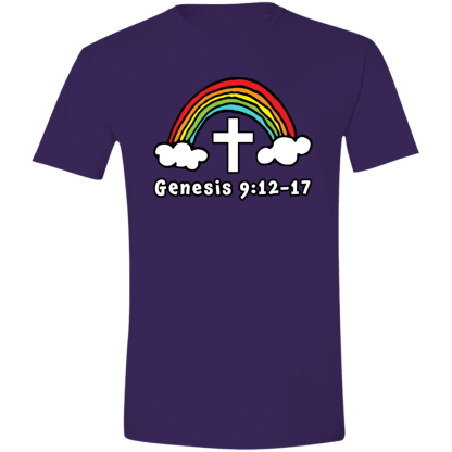 ‘Genesis Rainbow’ Gildan 4.5 oz. Modern Tee - Image 5