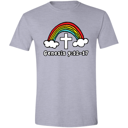 ‘Genesis Rainbow’ Gildan 4.5 oz. Modern Tee - Image 6